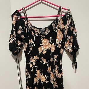 Angie Floral Classy Romper Shorts